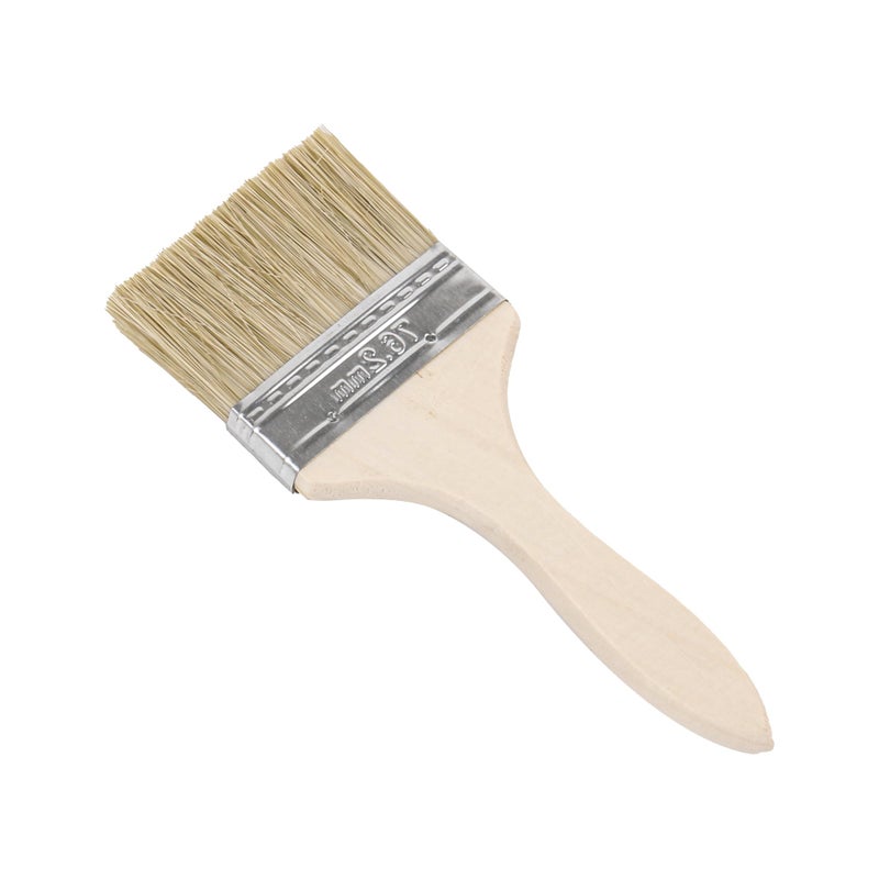 Homeswitch Paint Stains Brush Wood Handles Chip Brush Pack of 20 (3 Inch) - Image 2